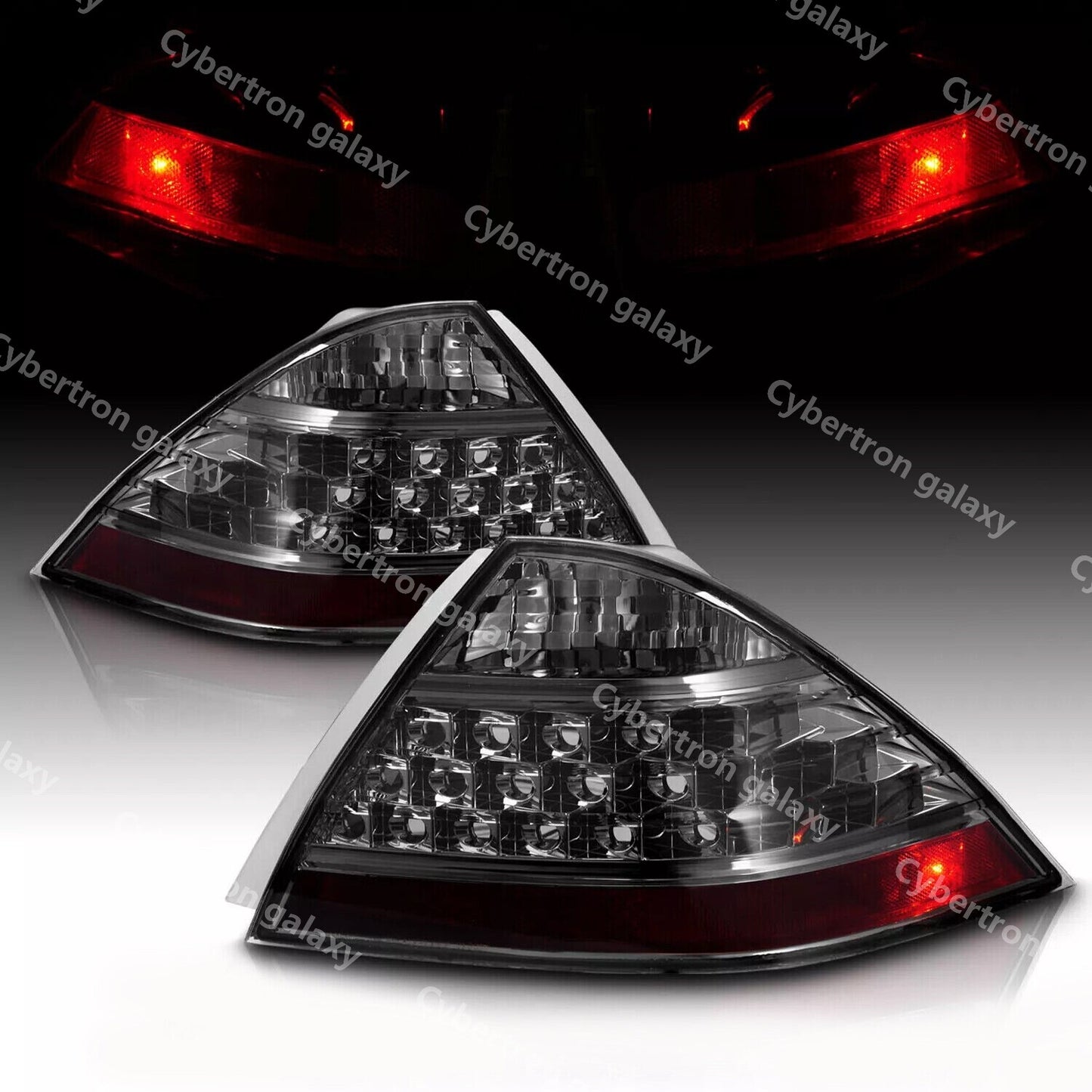 Smoke-style rear brake taillights suitable for 2006 and 2007 for Honda Accord LX/EX/EXL sedans.