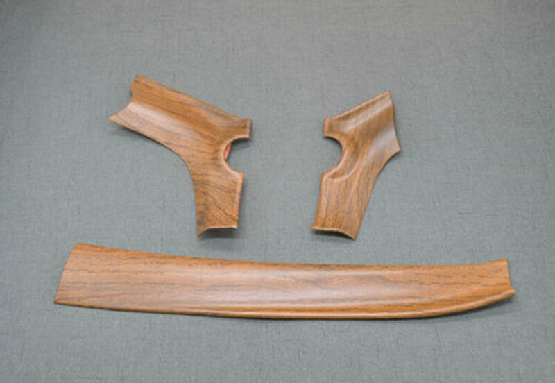 for Toyota Highlander 2008-2013 Wood Grain Central Console Dashboard Strip Trim