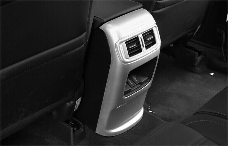 Rear Air Outlet Anti-Kick Panel Trim for Honda CR-V CRV 2017-2022 Matte Silver