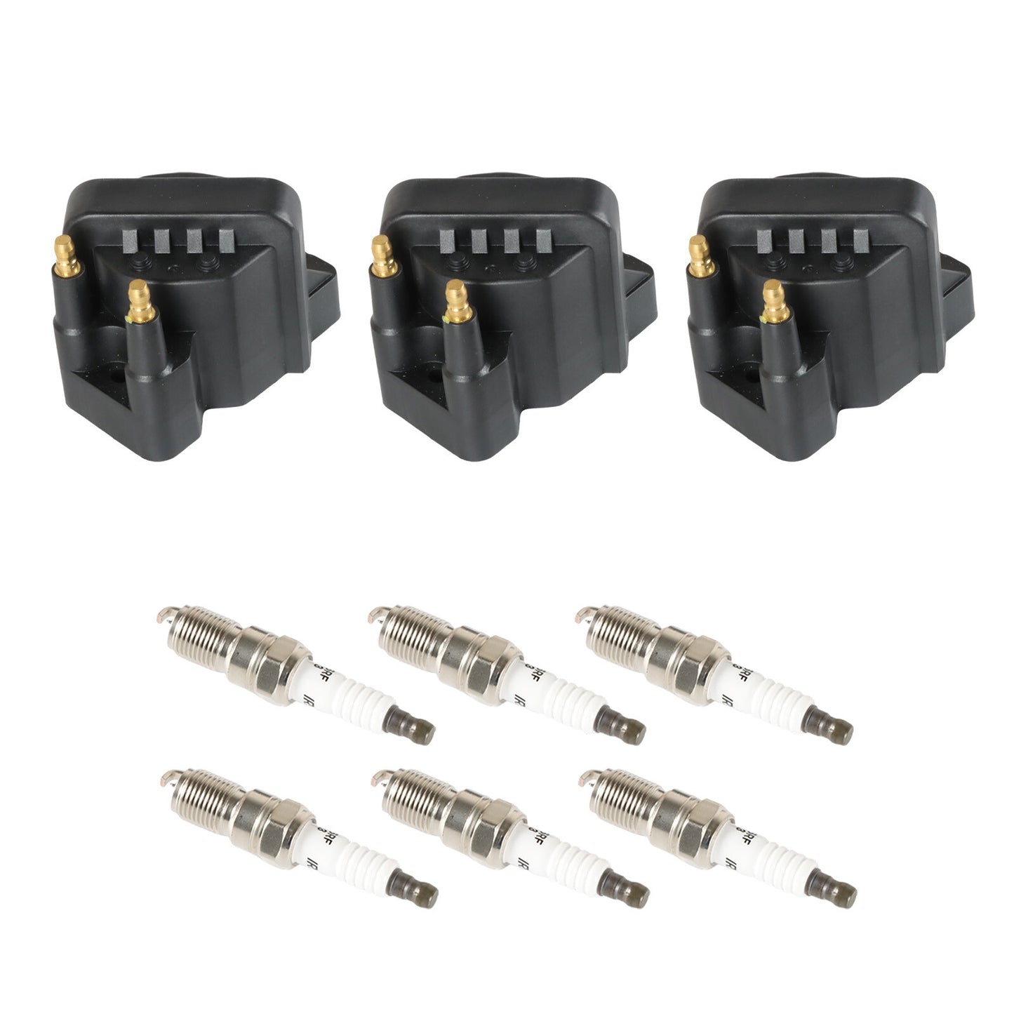 Ignition Coils + Iridium Spark Plug for Chevrolet Monte Carlo 2000-05 3.8L DR39