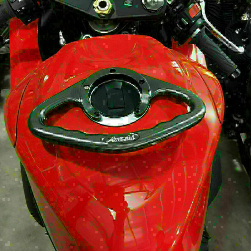 Passenger Tank Grab Bar Handle for Suzuki GSXR 600 750 1000 1300 Hayabusa Black