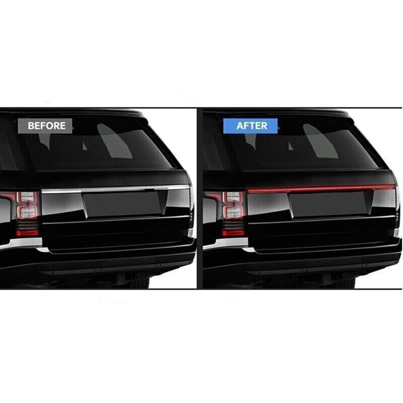 for Range Rover Vogue L405 13-22 LED Black Rear Door Tailgate Trunk Light Cover