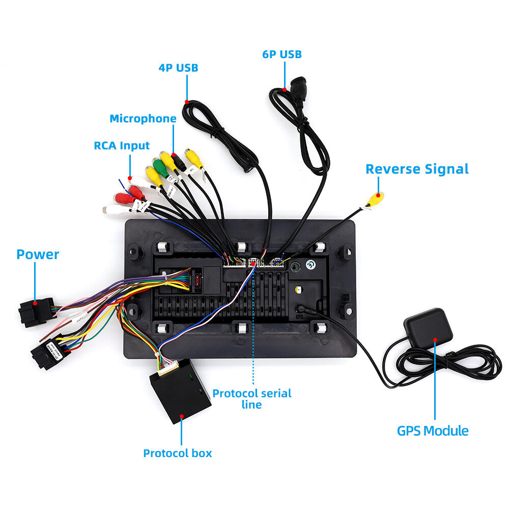 9w/Carplay Android Car Stereo Radio GPS Navigation WIFI for SAAB 9-5 2005-09
