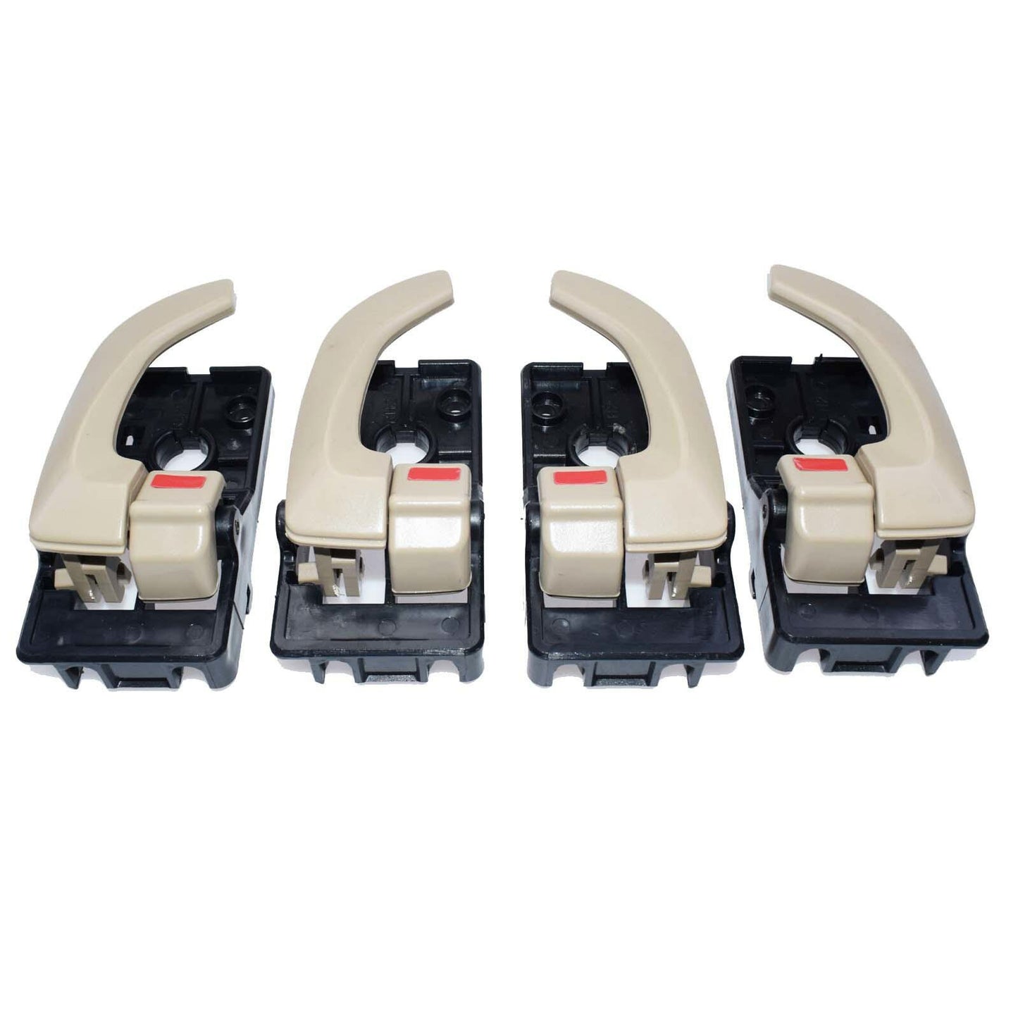 2Pairs Left Right LH RH Beige Inside Door Handle For 2005-2009 for Hyundai for Tucson