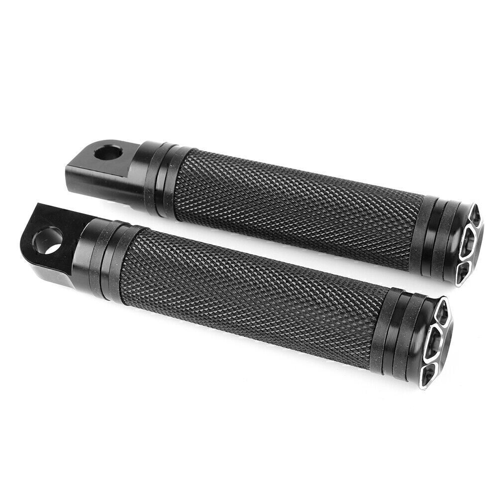 Male Mount Front Rear Footpegs Footrests Pedal Fit for Harley XL1200N BLK Motor Alu