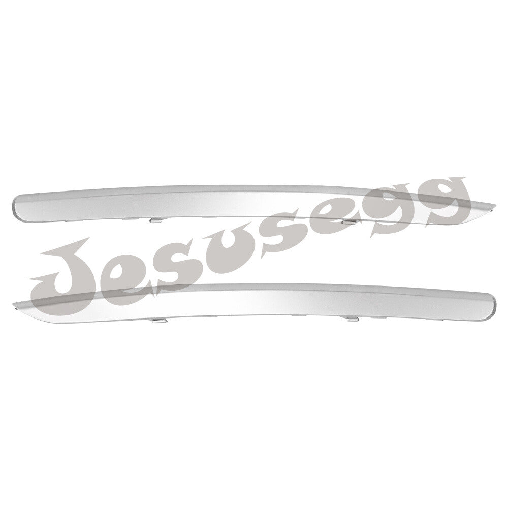 Pair Front RH+LH Bumper Trim Strip Molding Upper Eye Line For 2011-16 Sportage