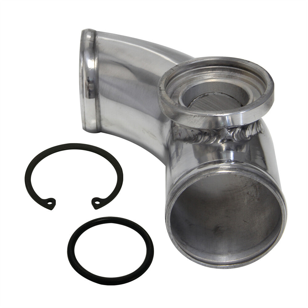 90 degree 2.5 63mm SSQV SQV Blow Off Valve Adapter BOV Turbo Aluminum Pipe SL
