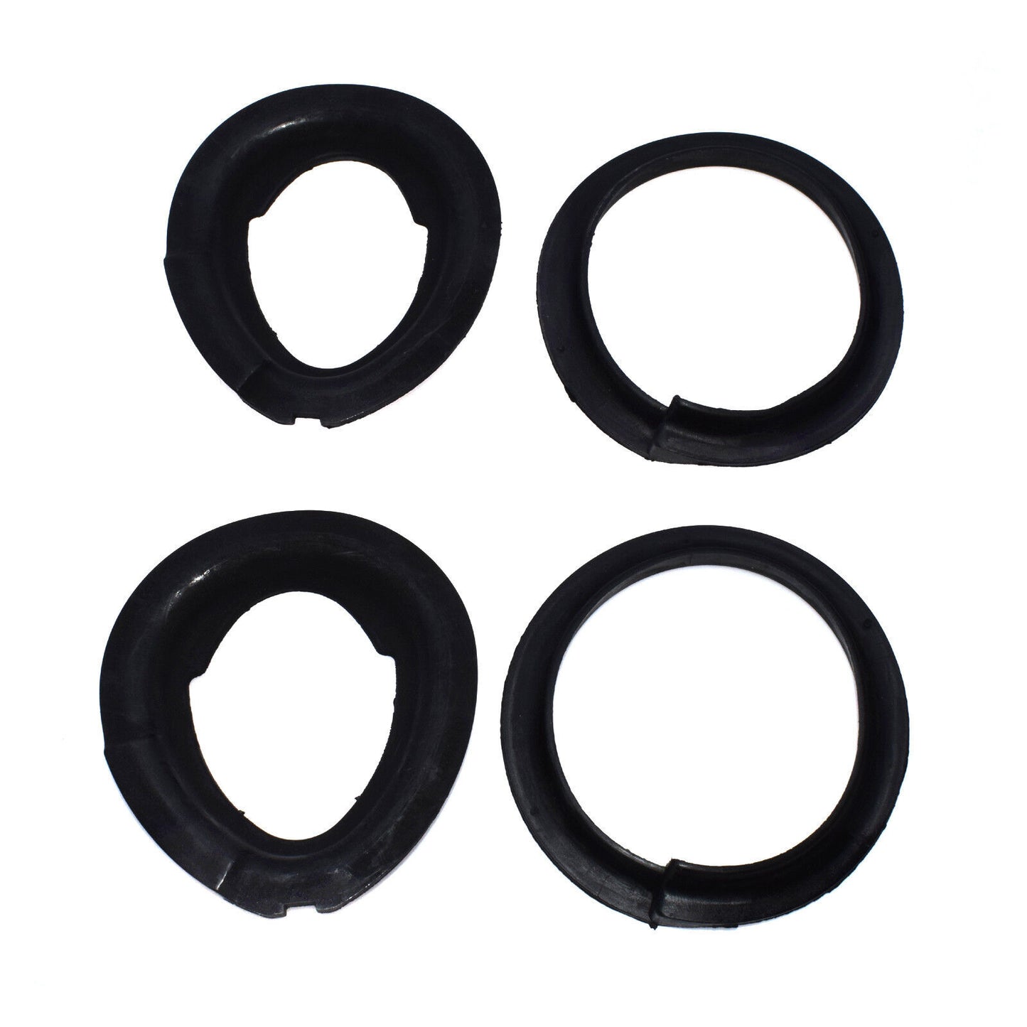 for BMW E39 E46 E60 E61 E63 E64 New Set 4PCS Front Upper Lower Spring Pad Set
