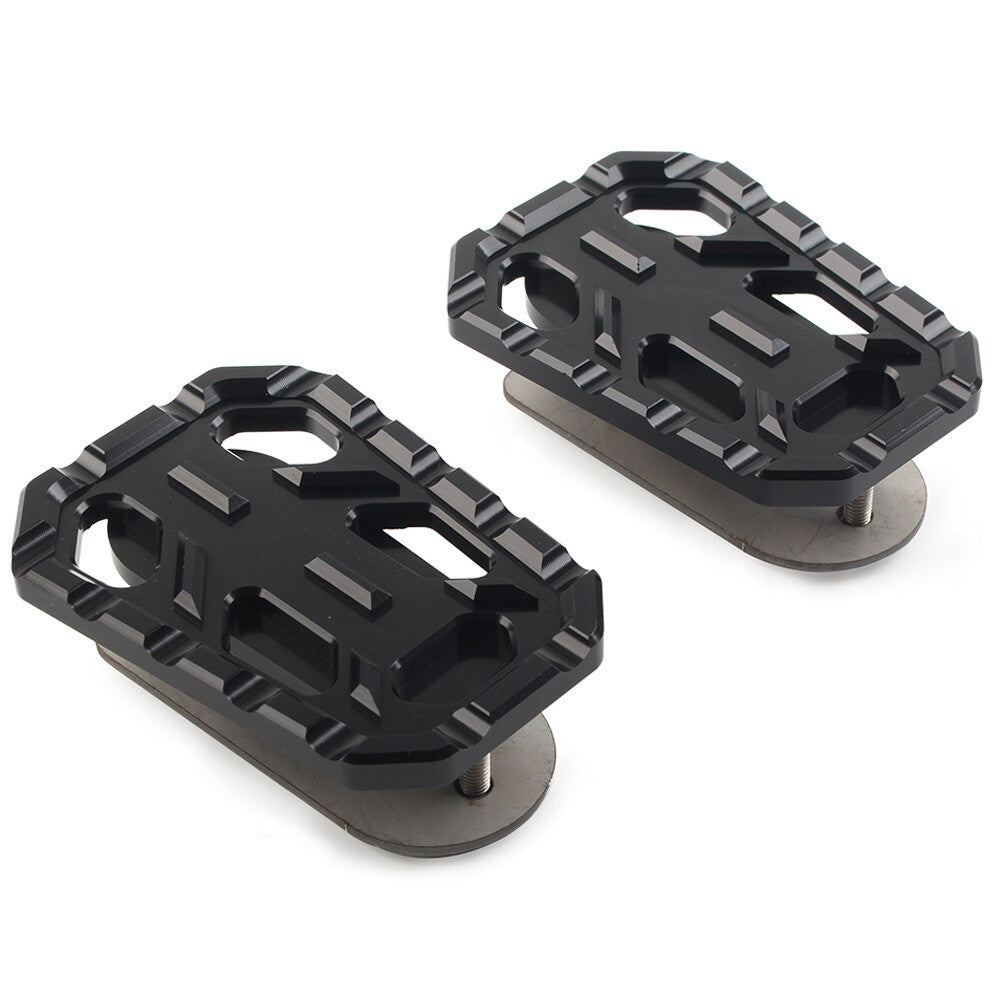 2xCNC Front Foot Pegs Pedal f¨¹r Scrambler 1200XC 1200 XE Tiger 850 Sport Schwarz