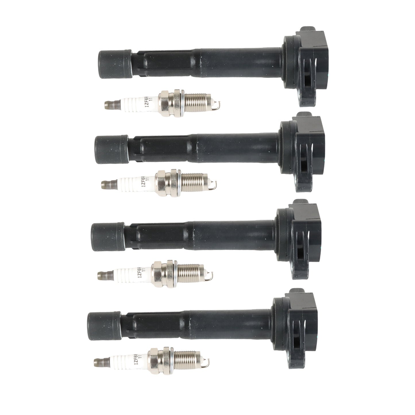 UF417 4X Ignition Coils Iridium Spark Plugs for Acura TSX L4 2.4L 2004-2008