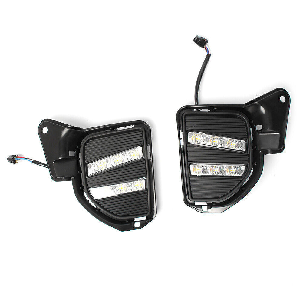 for Toyota Hiace 200 14-17 LED Front Daytime Running Light Turn Signal Lamp DRL