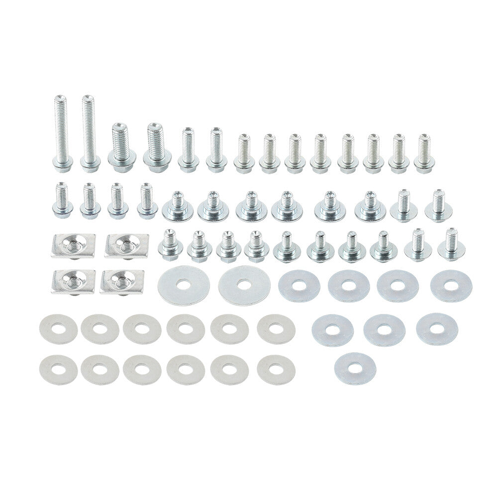62pc Body Bolt Kit Fasteners Washer Nut for Honda CR125R 87-1997 CR250R 1988-96