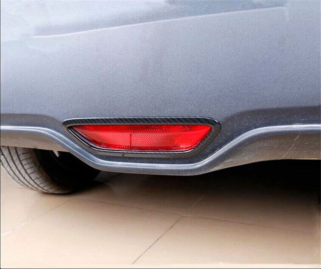 1X Carbon Fiber Look Rear Bumper Fog Lamp Frame Trim 2018-22 for Toyota CHR C-HR