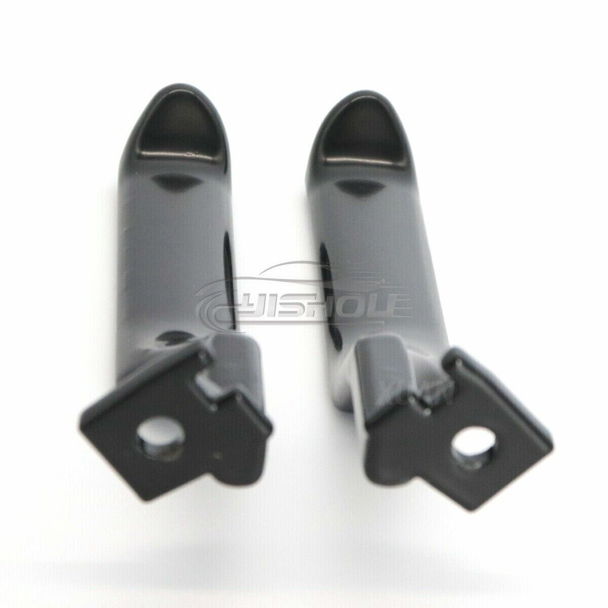 For 87-96 for Ford F150 F250 F350 Truck Black Metal Inside Door Handles Pair LH RH