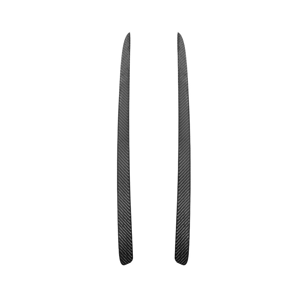 2pcs Carbon Fiber Rear Door Side Door Cover Trim for Dodge Durango 2014-2020