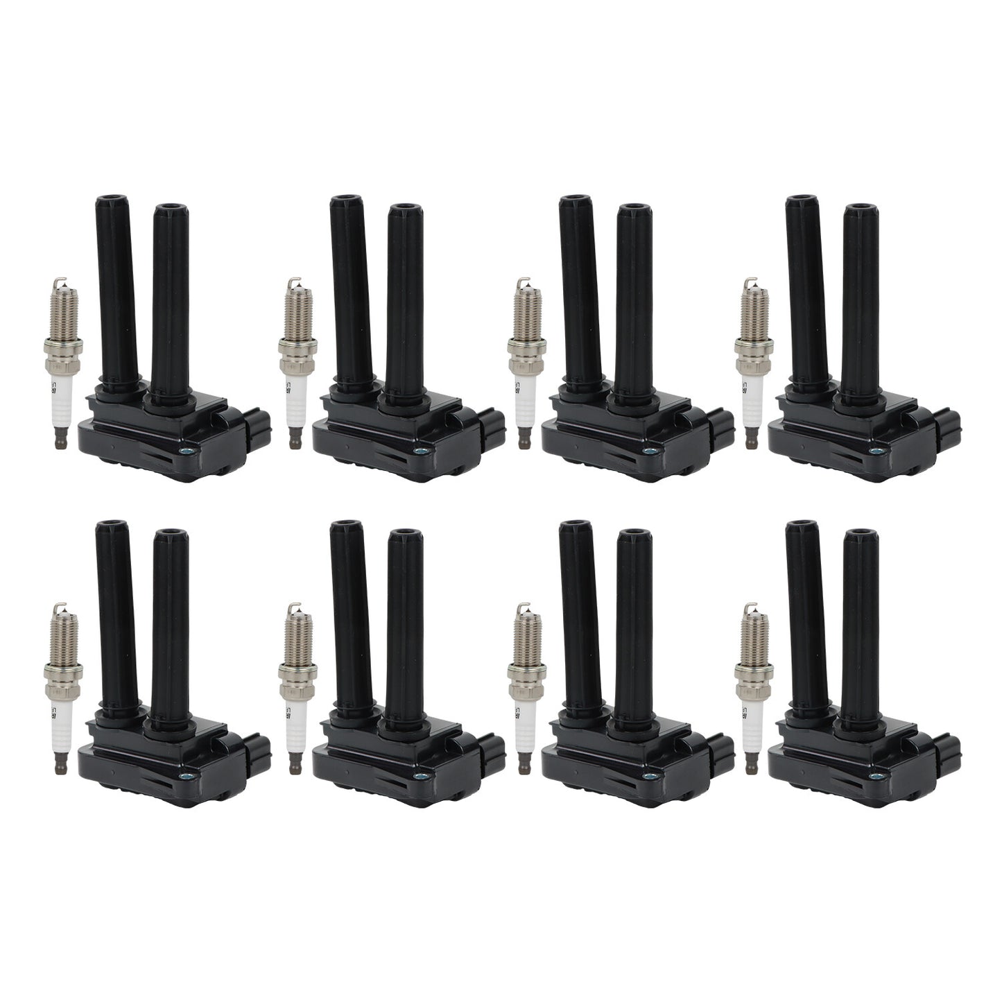 UF504 8X Ignition Coils + Iridium Spark Plugs for Dodge Durango Charger for RAM V8