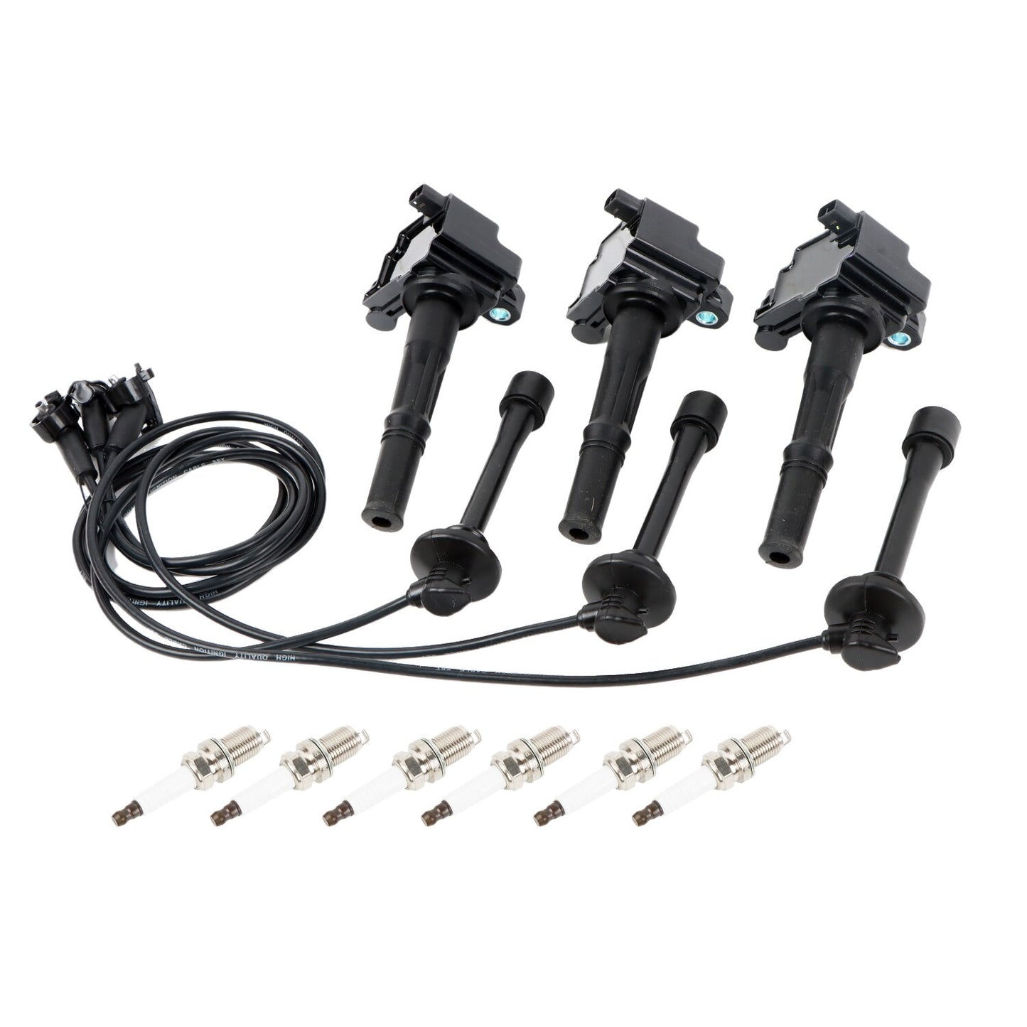 Ignition Coil Wireset Spark Plugs for Toyota 4Runner Tacoma Tundra t100 3.4L