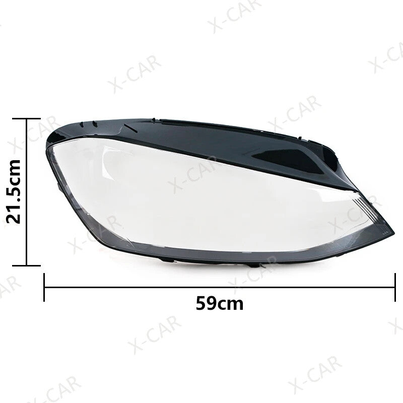 2X Headlamp Lamp for Volkswagen for VW for Golf 7 MK7 GTI 2014-2017 Headlight Cover
