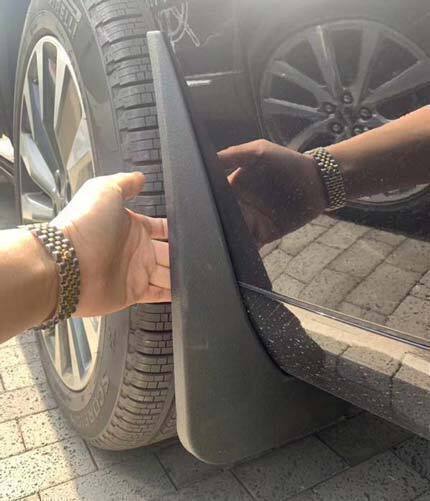 for Lincoln for Navigator 2018-23 Black Mud Flaps Fender Splash Guards4