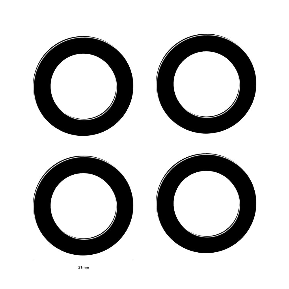 4-Piece Gloss Piano Black Door Lock Pin Cover Trim for Chrysler 200 Sedan