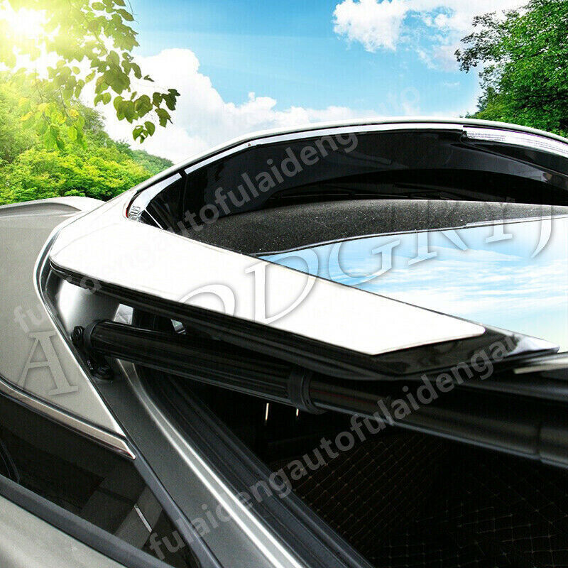 for Lexus RX350 450H 2016-2022 Chrome Rear Trunk Side Pillar Cover Spoiler Trim