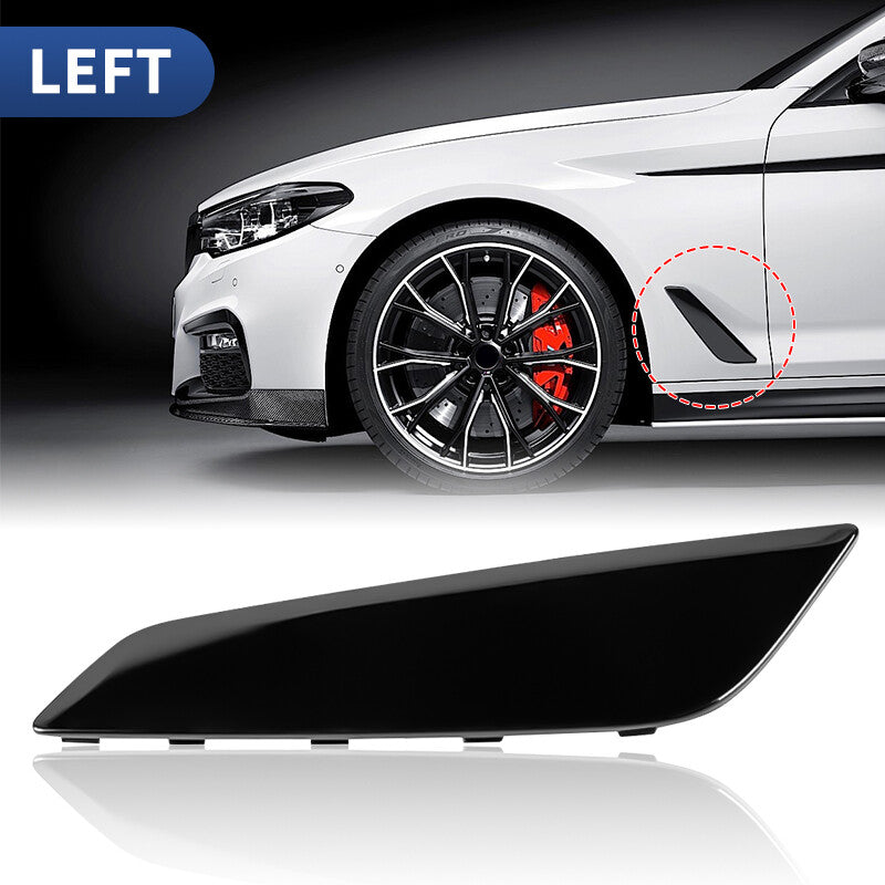 1Pair Fender Duct Trim Black Left Right Side For 2017-2020 for BMW G30 5 Series