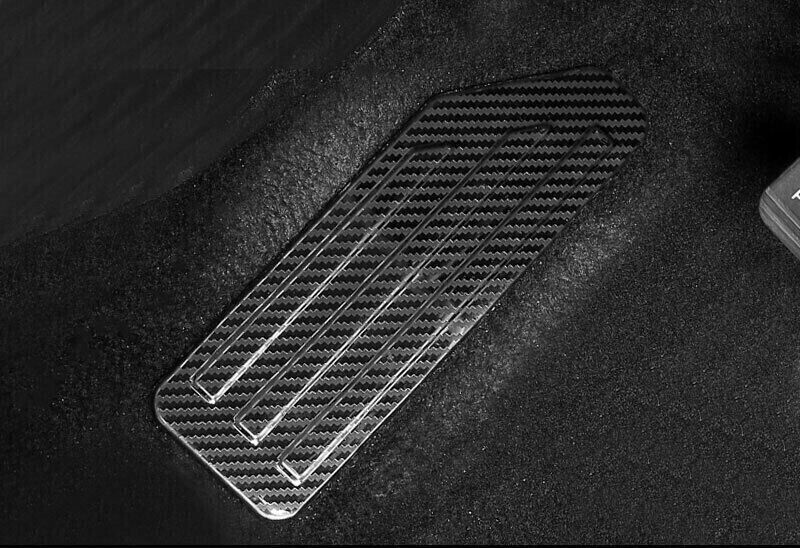 Gas Pedal Accelerator Pad Cover Fit for Nissan Altima 2019-22 Steel Carbon Fiber