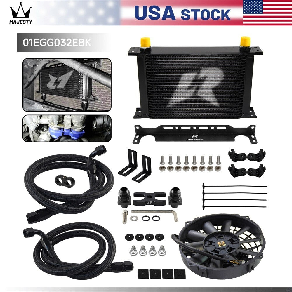 AN10 25 Row Oil Cooler Kit for BMW E82 135i E36 M3-Euro E46 M3 E90 E92 E93 335i