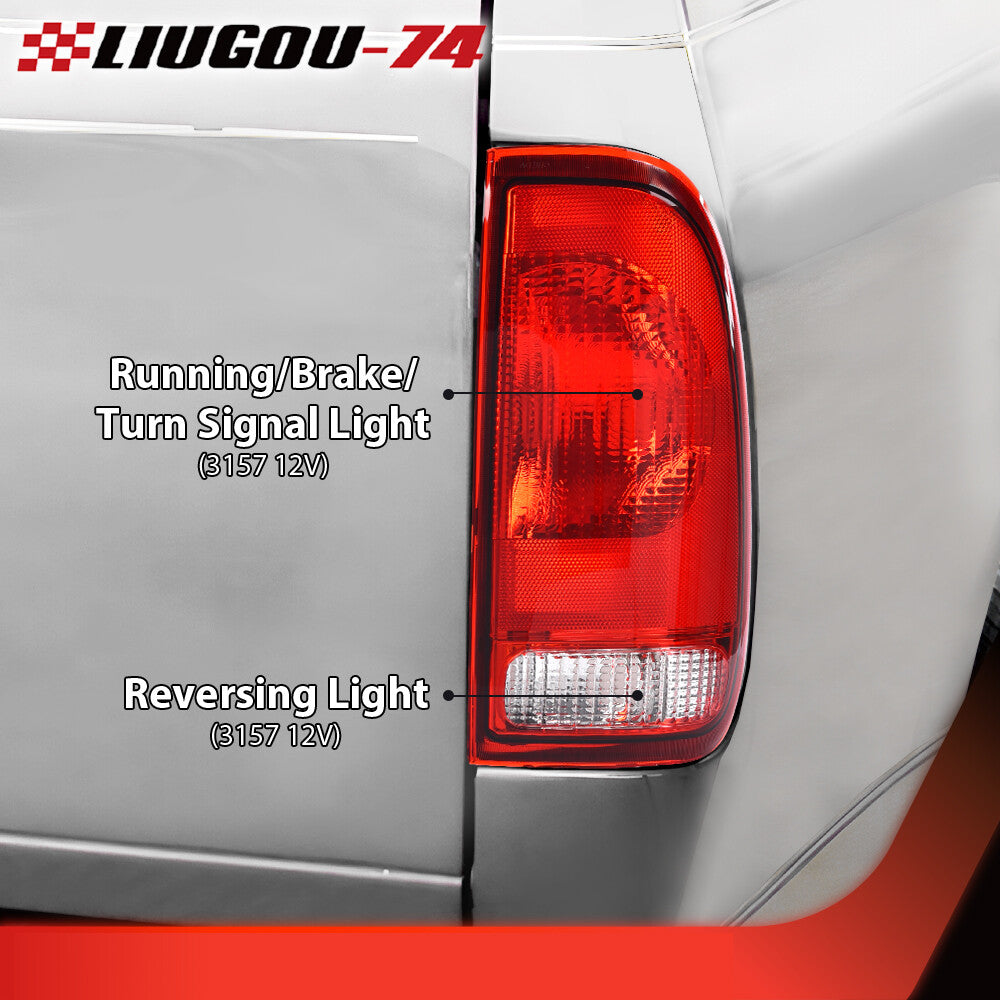 Taillight kit for left and right sides, suitable for 1997-2003 for Ford F-150 and 1999-07 F-250 Super Duty