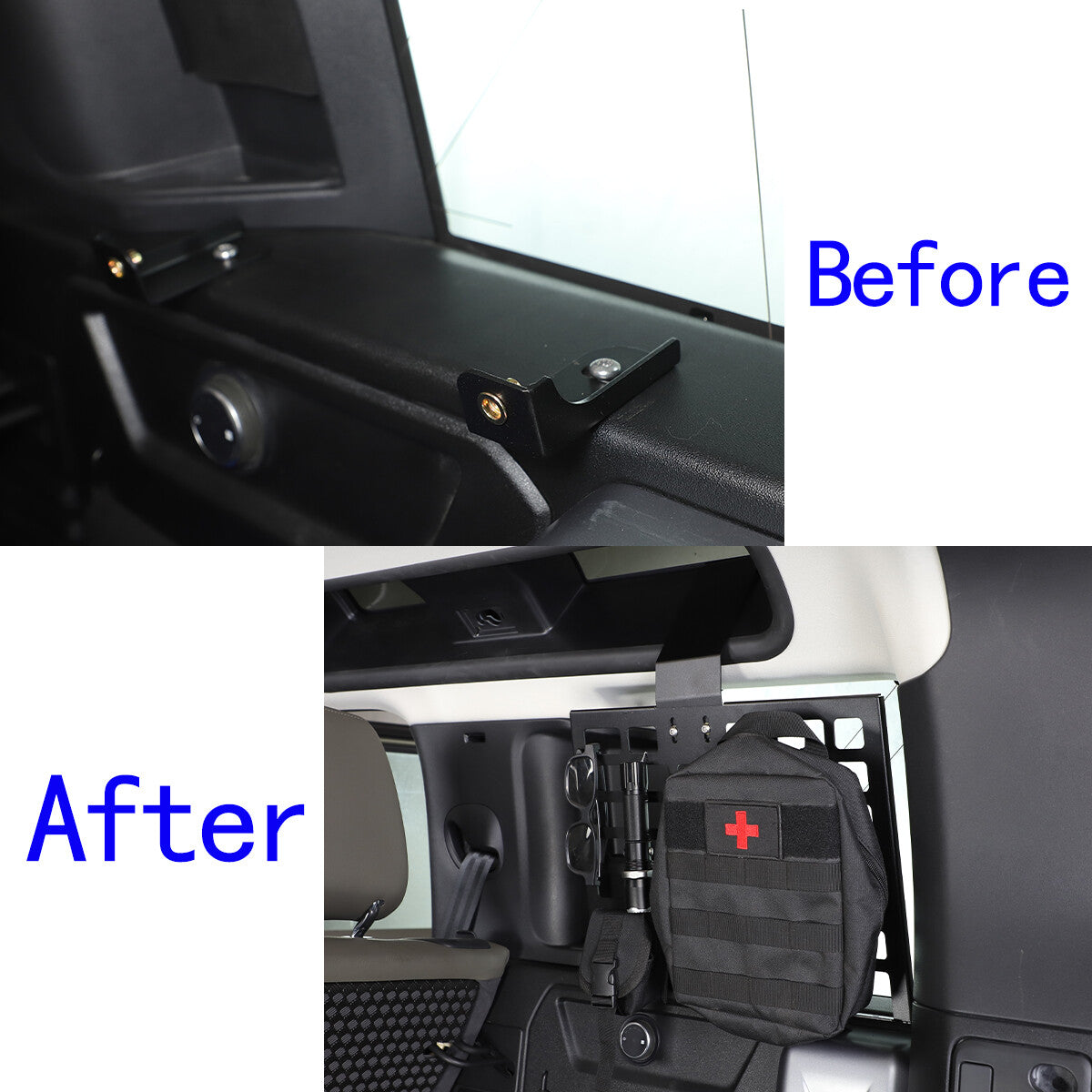 10-Piece Smoke-Enhanced Roof Cabin Marker Light Housing Cover for Hummer H2 2003-2009 USA