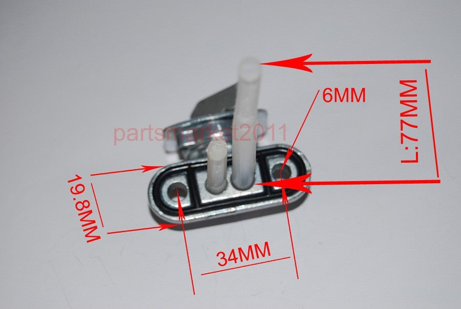 Fuel Petcock For 50 90 150 250CC Kazuma Meerkat Redcat Falcon Tank Valve Petcock