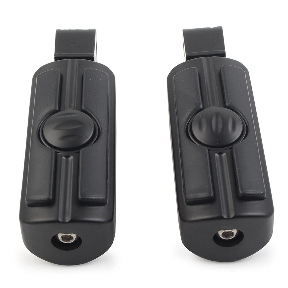 Foot Pegs Footrests Footpegs for Honda Magna VF-750 Shadow VT1100 Sabre Black