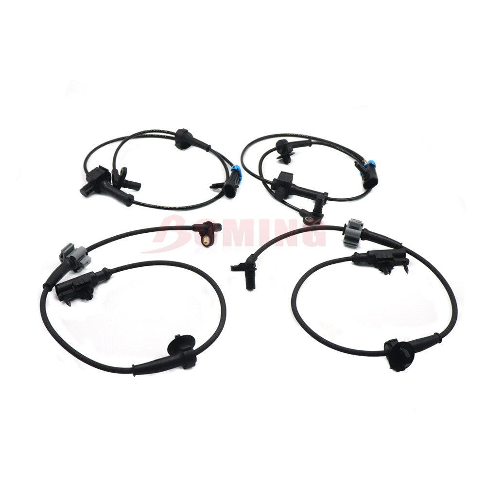 4-pack of new front and rear ABS wheel speed sensors for Cadillac for Chevrolet Suburban for GMC