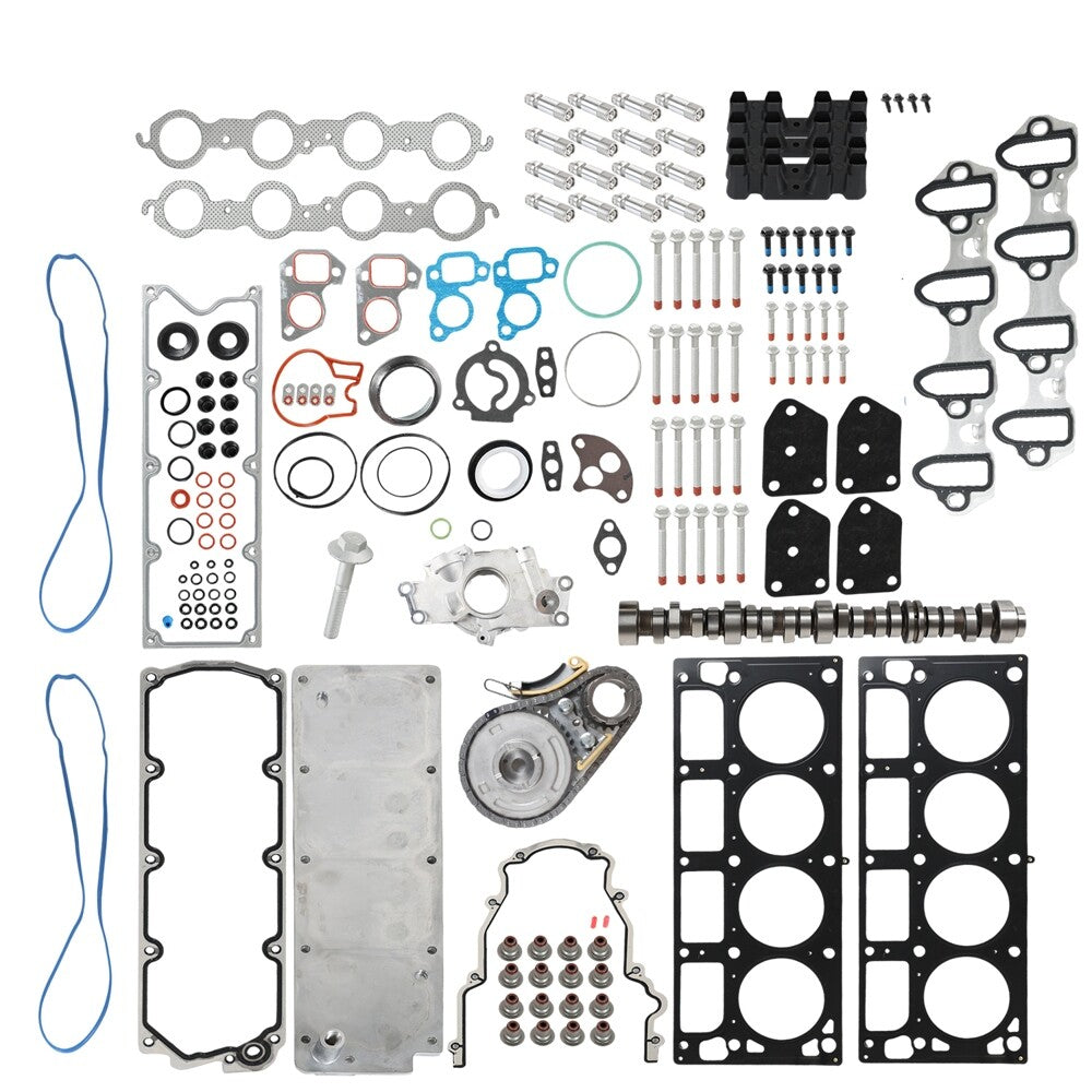 AFM Camshaft Lifters Head Gasket Oil Pump Timing Kit for 07-13 for Chevrolet GMC5.3L