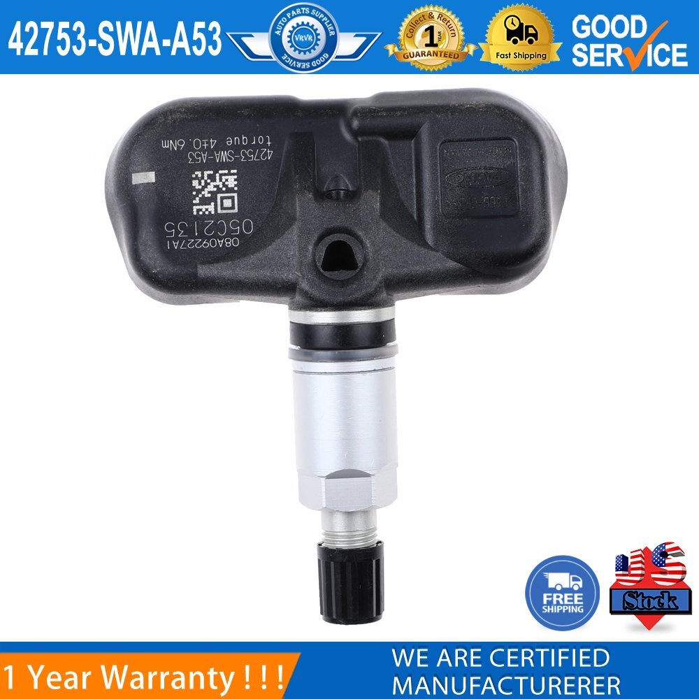 4-pack 42753-SWA-A53 Tire Pressure Sensors (TPMS) for 2008-2012 for Honda Accord CR-V Fit