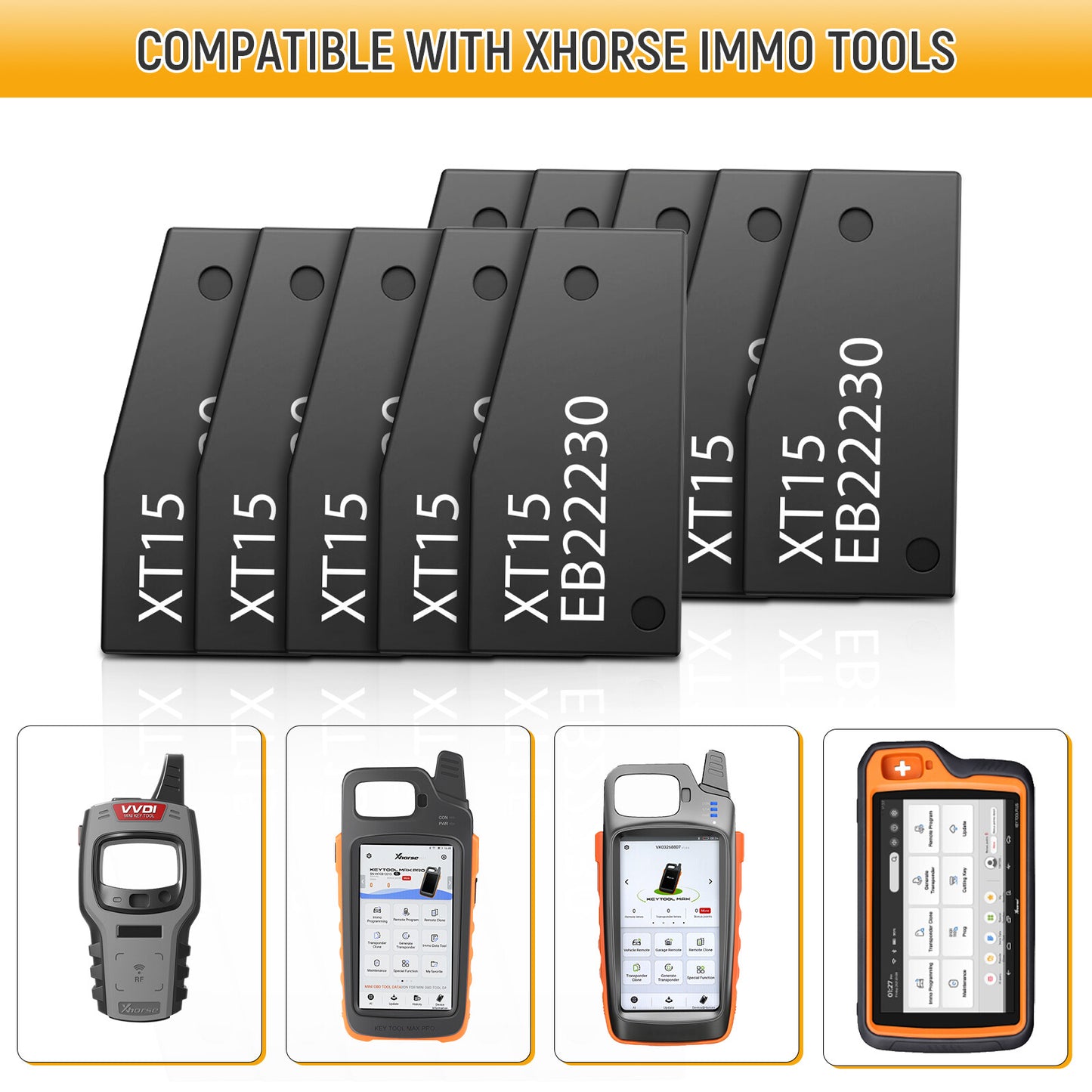 10PCS VVDI 7935 Chip XT15 Transponder Chip for VVDI for Mini Key ToolKey Max