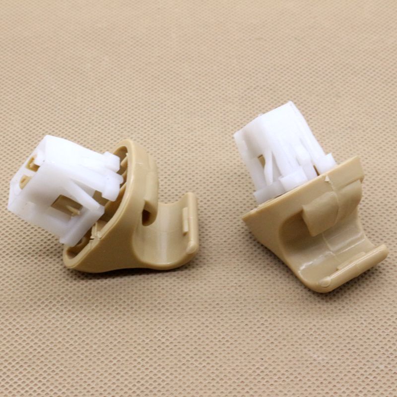 2-Pack Beige Sun Visor Clips 88217TR0A01ZK Suitable for Honda 13-17 Accord 15-16 CR-V