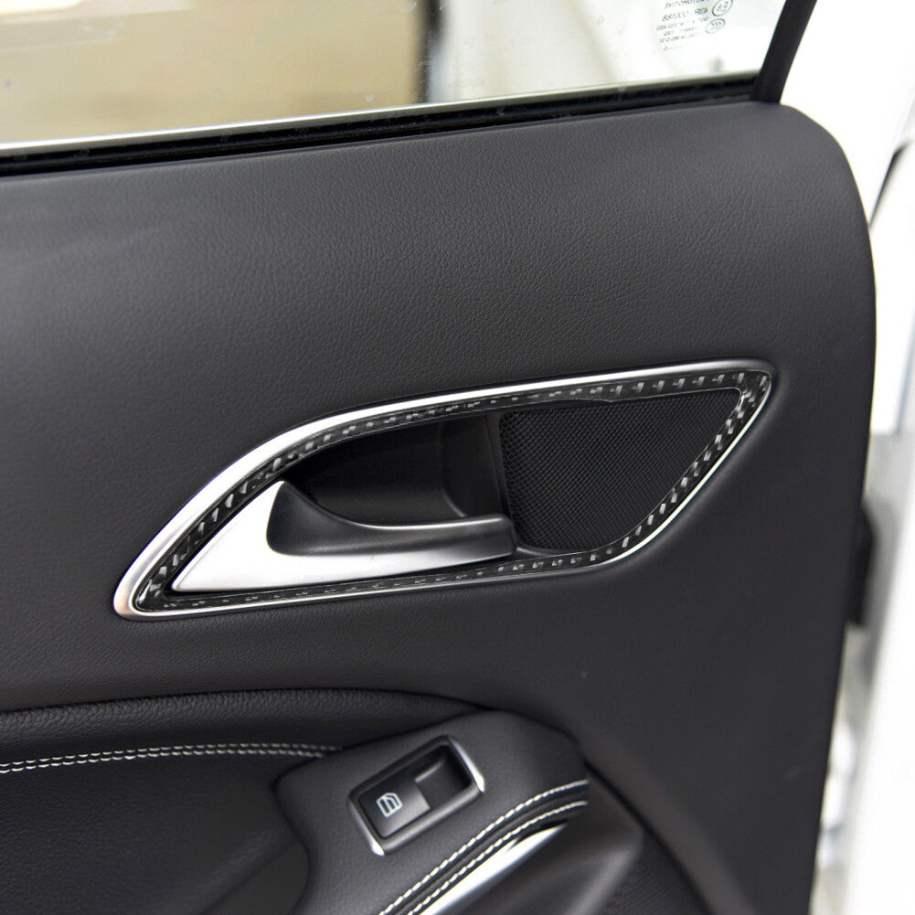 2Pcs Rear Door Handles Trim Cover for Mercedes Benz CLA 2014-2018/GLA 2015-2018