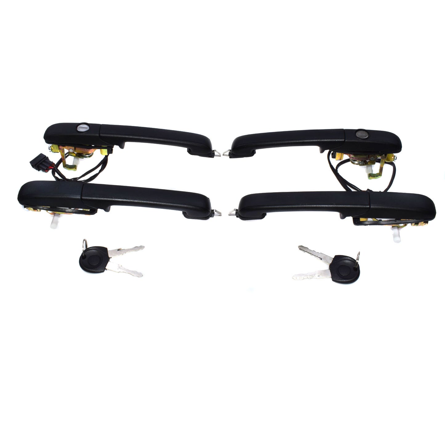 4 Pcs Door Handle Front Rear for VW for Passat Sedan 1994-1997 3A0839206A 3A0839205A