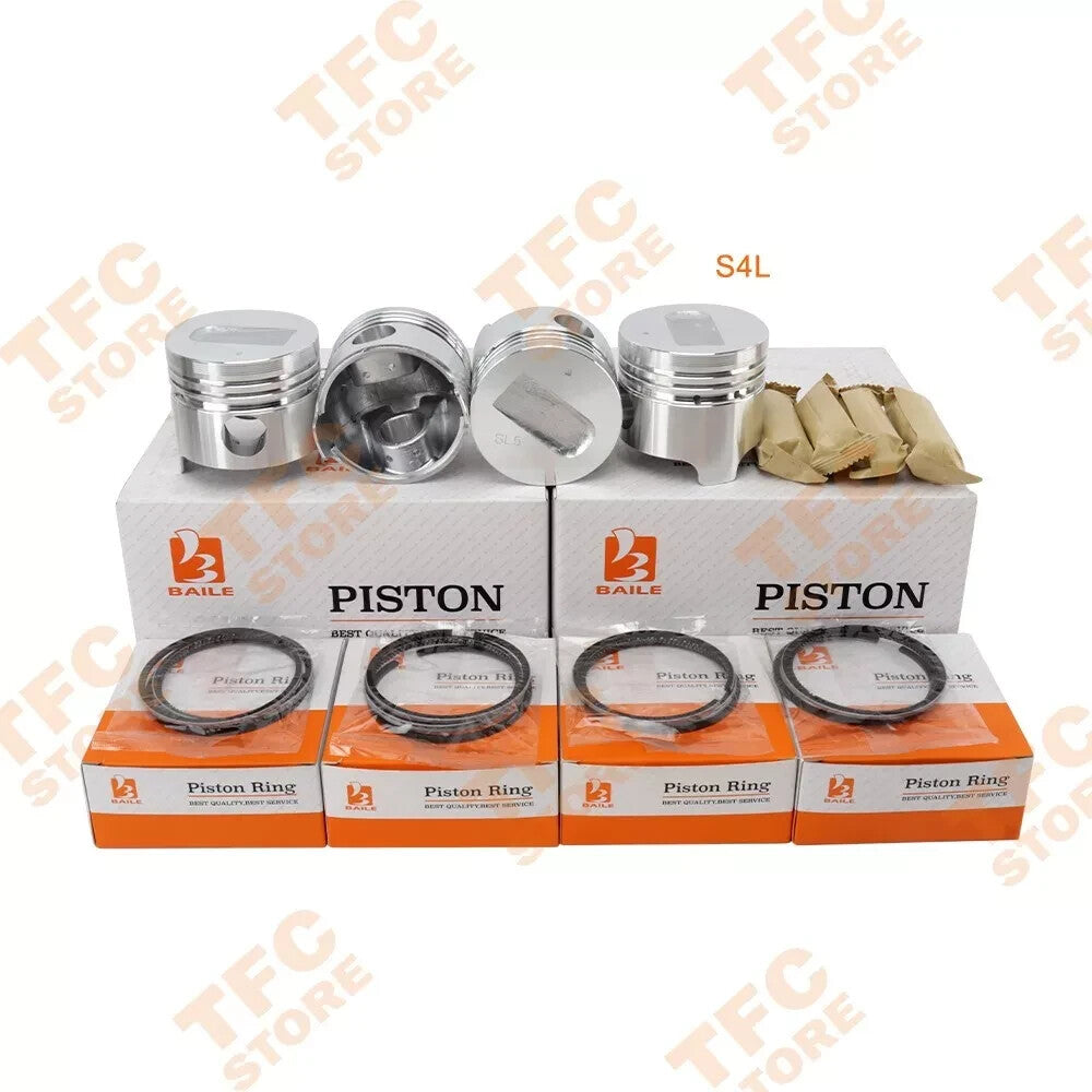 S4L Piston Ring Kit STD for Mitsubishi S4L2 Engine 31A17-11100 32A17-07100 New