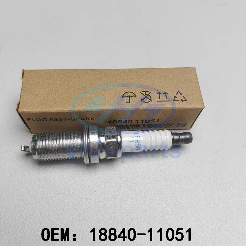 4x Spark Plugs for Hyundai for Genesis Santa Fe for Kia Optima Rondo Borrego 18840-11051