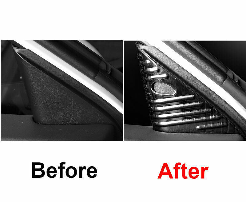 Car A Post Front Triangle Cover Trim for Nissan Altima 2019-2022 Black Titanium