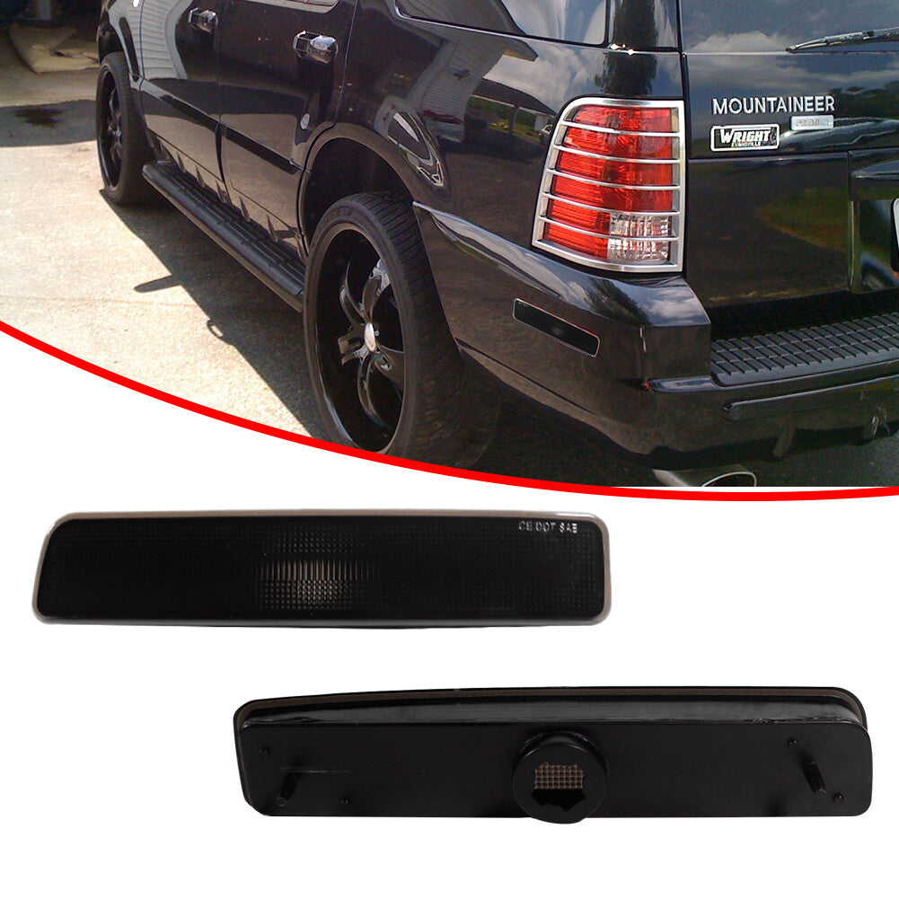 Smoke-smoked rear marker light reflector, left and right, suitable for 02-10 for Mercury Mountaineer