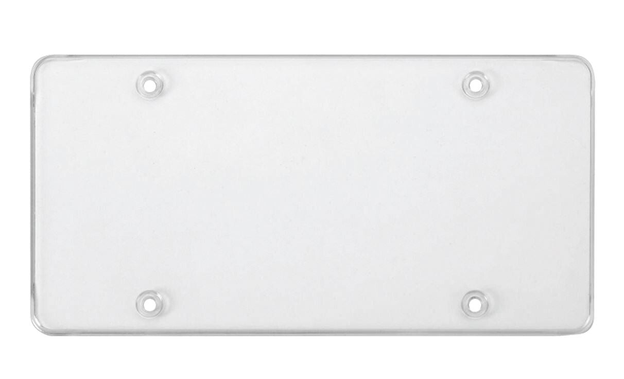 1 piece of transparent car license plate frame cover for front and rear trunk suitable for Volvo