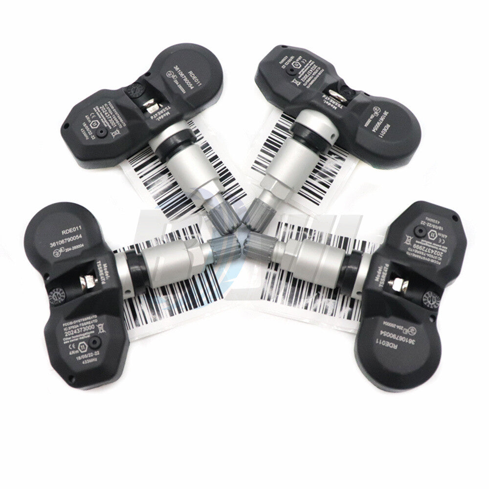 Set of 4 New Tire Pressure Sensor TPMS 36106790054 for BMW X3 X5 Z4 for MINI 433MHz