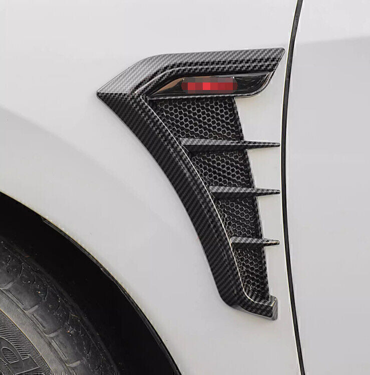 for Toyota for Corolla 21-24 2X Carbon Fiber Body Side Fender Air Vent Cover Trim