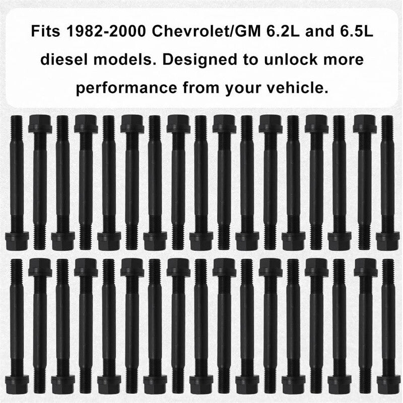 Cylinder Head Stud Replacement Kit for 1982-2000 for Chevrolet /GM 6.2L 6.5L Diesel