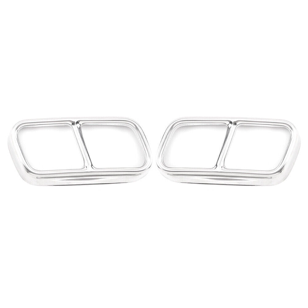 For 2009-2014 for BMW F01 7 Series Rear Tail Muffler Exhaust Pipe Output Cover Trim