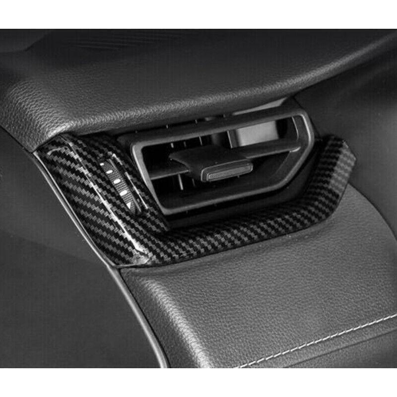 for Toyota Rav4 2019-24 ABS Carbon Fiber Console Dashboard Strip Cover Trim 2X