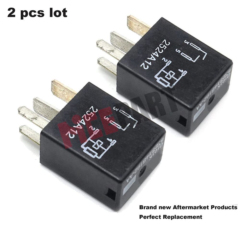 4-pack 8T2T-14B192-AA 4-pin AC relay for motors, compatible with F150, F250, F350, and F450.
